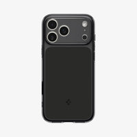 ACS10078 - iPhone 17 Pro Ultra Hybrid T (MagFit) in Matte Black showing the back